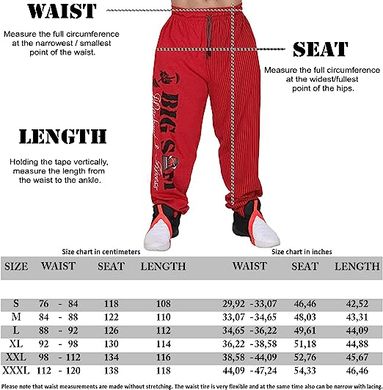 Big Sam, Штаны спортивные зауженные (Workout Body Pants 1172) Красный ( XL )