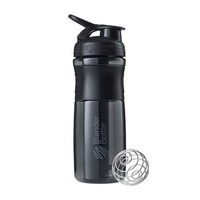 Blender Bottle, Спортивный шейкер-бутылка SportMixer Black/Black, 820 мл