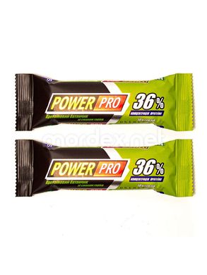 Power Pro, Протеиновый батончик 36%, орех 60 грамм, Орехи, 60 грамм