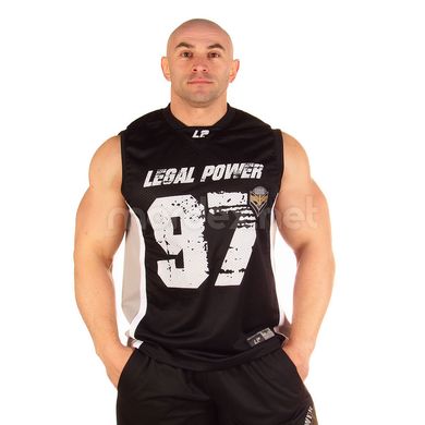LegalPower, Футболка для бодибилдинга Legal Power 97, черная XL