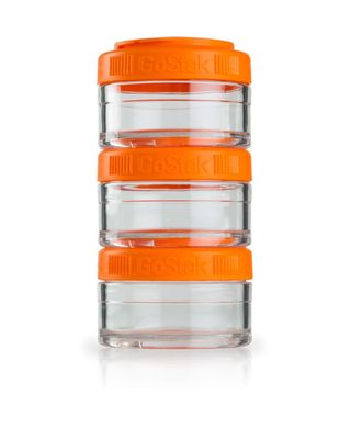 Blender Bottle, Контейнер GoStak 60cc 3 Pack, Orange