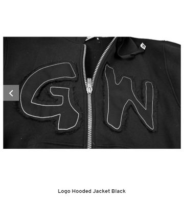 Gorilla Wear, Толстовка Logo Hooded Jacket Black, черная