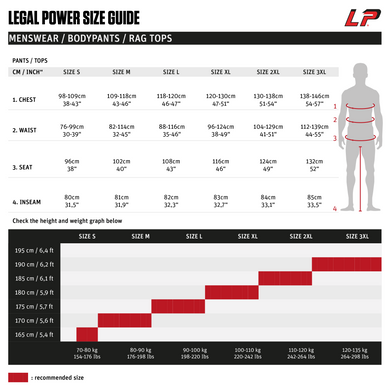 LegalPower, Футболка для бодібілдингу Legal Power 97, чорна XXXL