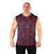 Big Sam, Футболка без рукавов Bodybuilding Mens T-Shirt 2311 Чорно\ красная L