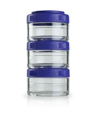 Blender Bottle, Контейнер GoStak 60cc 3 Pack, Purple