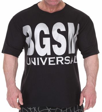 Big Sam, Футболка-Размахайка Mens Training Casual Tshirt Black 3273 Черная S