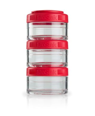 Blender Bottle, Контейнер GoStak 60cc 3 Pack, Red