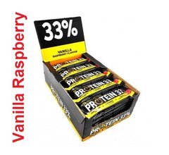 Go On Nutrition, Протеиновый батончик Protein Bar 33%, 50 грамм *25 штук Vanilla Raspberry