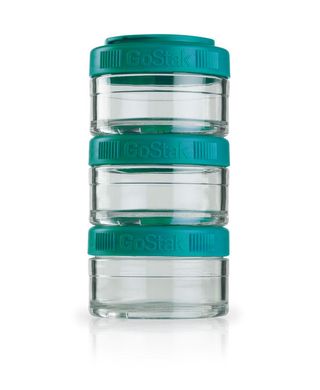 Blender Bottle, Контейнер GoStak 60cc 3 Pack, Teal