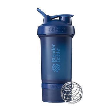 Blender Bottle, Спортивний шейкер ProStak Navy, 650 мл, Темно-синій, 650 мл