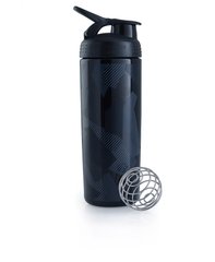 Blender Bottle, Спортивний шейкер BlenderBottle SportMixer Signature Sleek Shatteredslate Black, 760 мл, Черный