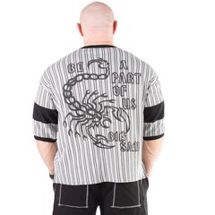Big Sam, Футболка-Размахайка(Bodybuilding Mens Towel Gym Rag Top 2731) Серый\Черный ( L )