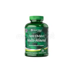 Vitamin World, Минеральный комплекс Super Chelated Multi Minerals, 250 таблеток
