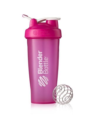 Blender Bottle, Спортивный шейкер Classic Loop Pink/White, 820 мл