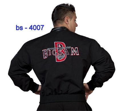Big Sam, Куртка Біг Сем 4007 для бодібілдингу, чорна (L)