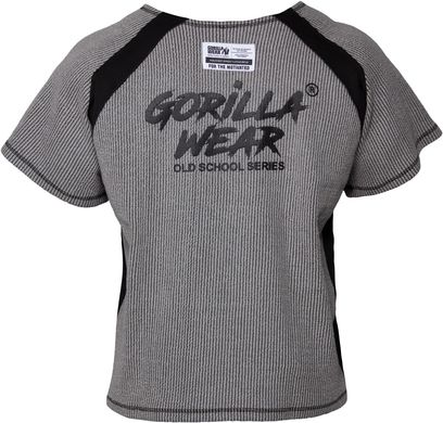 Gorilla Wear, Размахайка Augustine Old School Work Out Top Gray, Серый, S/M