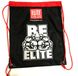 Elite Labs USA, Спортивный рюкзак-мешок на шнурке для обуви Drawstring Backpack, Черный, 30см х 40 см, Унисекс, 20 л