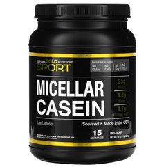California Gold Nutrition, Протеїн Micellar Casein Protein Slow Absorption, Без смаку, (454 g)