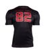 Gorilla Wear, Футболка Fresno T-shirt Black/Red, Черный, XL