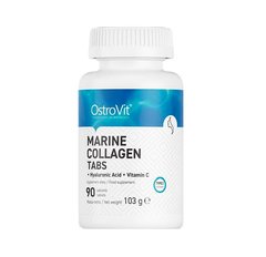 OstroVit, Коллаген Collagen Marine with Hyaluronic Acid and Vitamin C, 90 таблеток