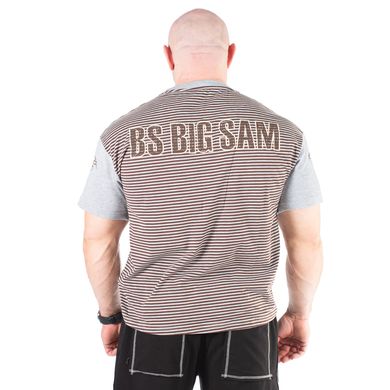 Big Sam, Футболка-Размахайка(Bodybuilding Mens Towel Gym Rag Top 2543) Серый ( M )