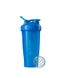 Blender Bottle, Спортивный шейкер BlenderBottle Classic Loop Cyan, 820 мл, Синий, 820 мл