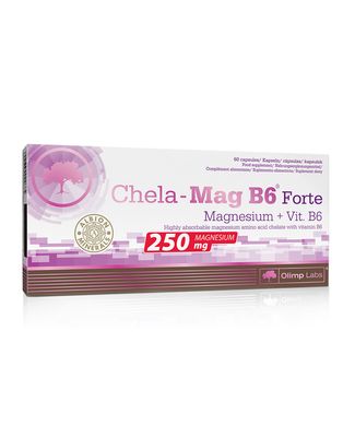 Olimp Labs, Витамины Chela Mag B6 Forte, 60 капсул