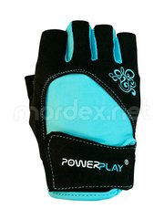 Power Play, Перчатки для фитнеса PowerPlay 1728 A женские голубые