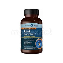 Vitamin World, Для суставов и связок Joint Soother Double Strength, 480 таблеток
