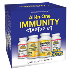 Natural Factors, Комплекс для укрепления иммунитета, All-In-One Immunity Startup Kit,  4 банки