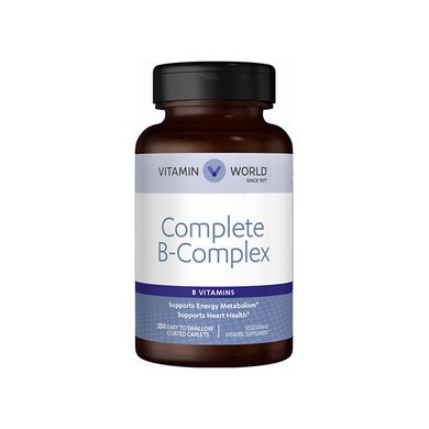 Vitamin World, Витамины Complete B (Vitamin B-Complex), 250 таблеток