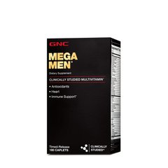 GNC, Вітаміни Mega Men Timed-release 180 таблеток, 180 таблеток