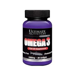 Ultimate Nutrition, Omega 3, 90 капсул