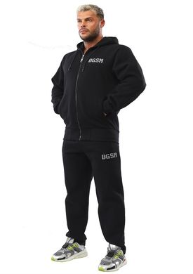 Big Sam, Кофта с капюшоном на замке Mens Hooded Winter Jacket (BGSM3639), Черная ( XL )