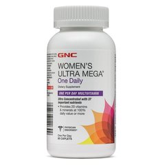 GNC, Витамины Ultra Mega Energy Metabolism One daily 60 таблеток