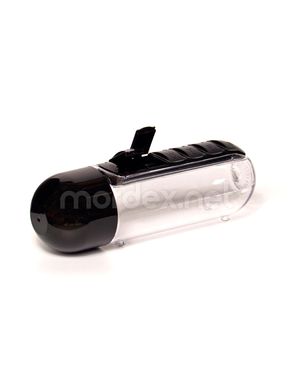 GM Power, Спортивная бутылка с таблетницей Black, 800 мл