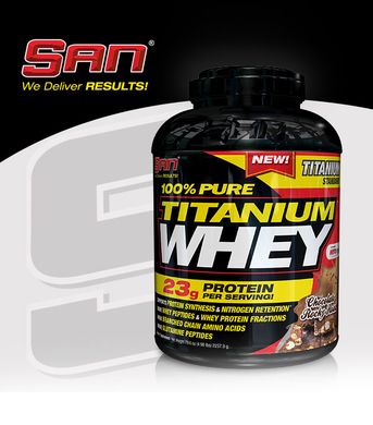 SAN Nutrition, Протеин Pure Titanium Whey, 2270 грамм, Шоколадный крекер