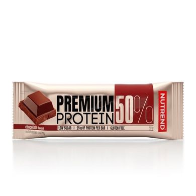 Nutrend, Спортивний батончик Premium Protein Bar Chocolate, 50 грам