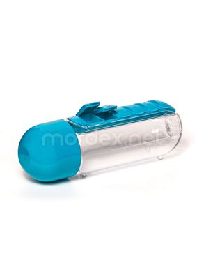 GM Power, Спортивная бутылка с таблетницей Aqua, 800 мл