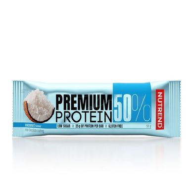 Nutrend, Спортивний батончик Premium Protein Bar Coconut, 50 грам