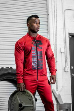 Gorilla Wear, Кофта на замку спортивна Ballinger Track Jacket Red/Black L