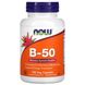 NOW Foods, Витамины Vitamin B-50, ( 100 растительных капсул)