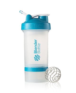Blender Bottle, Спортивный шейкер ProStak Clear Aqua, 650 мл