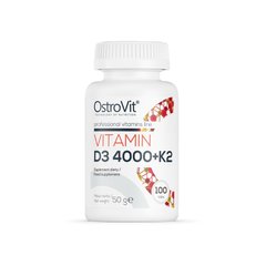 OstroVit, Витамин D3 4000 + K2, 100 таблеток