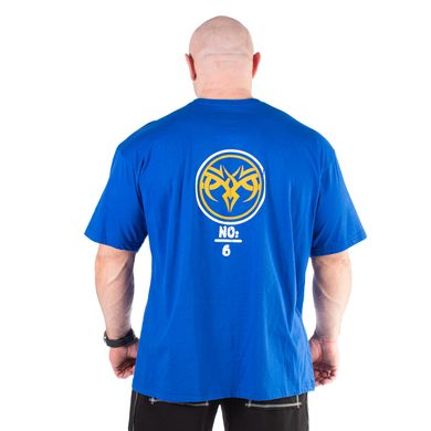 House of Pain, Футболка Iron Willed Long Oversized T-shirt, Синяя ( S\M )