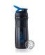 Blender Bottle, Спортивный шейкер-бутылка SportMixer Black/Blue, 820 мл