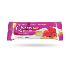 Quest Nutrition, Спортивный батончик Quest Bar, White Chocolate Raspberry