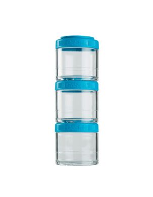Blender Bottle, Контейнер GoStak 100cc 3 Pack, Aqua
