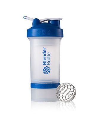 Blender Bottle, Спортивный шейкер ProStak Clear Blue, 650 мл