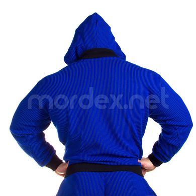 Mordex, Кофта з капюшоном на замку (MD3690-4) синя ( M )